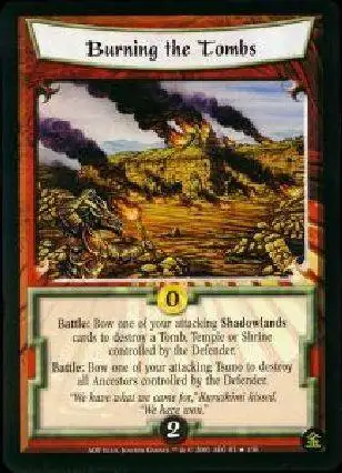 Burning The Tombs Fail