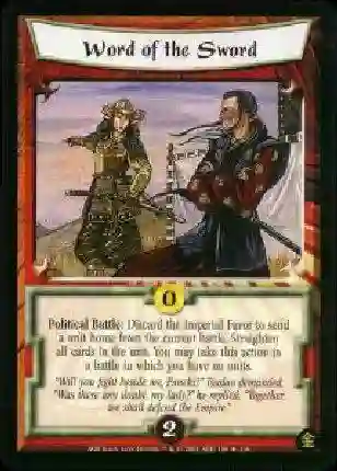 Word of the Sword FOIL