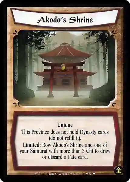 Akodo's Shrine FOIL