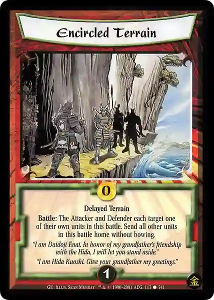 Encircled Terrain