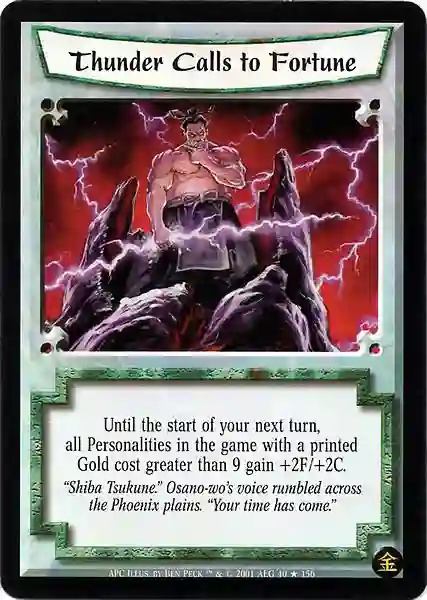 Thunder Calls to Fortune