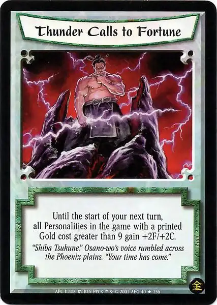 Thunder Calls to Fortune