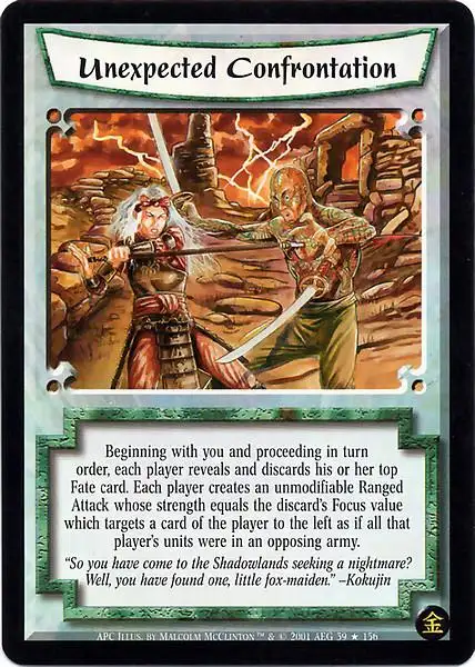 Unexpected Confrontation FOIL
