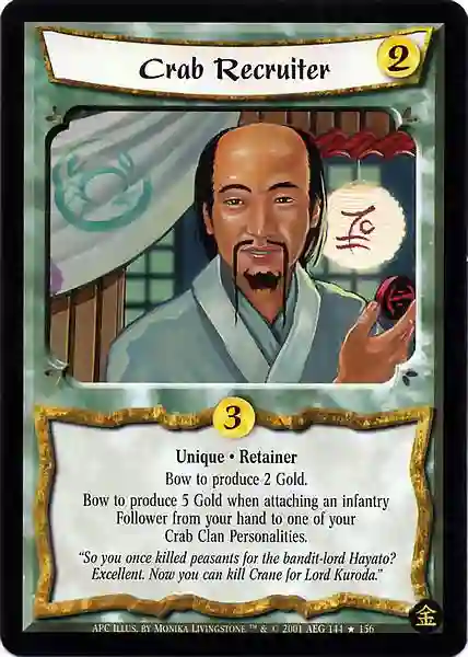CRAB RECRUITER FOIL