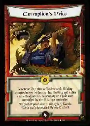Corruption's Price