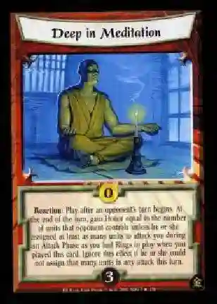 Deep In Meditation FOIL