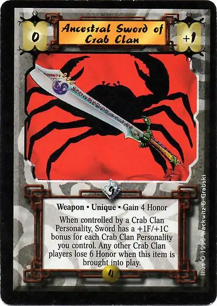 Ancestral Sword of Crab Clan