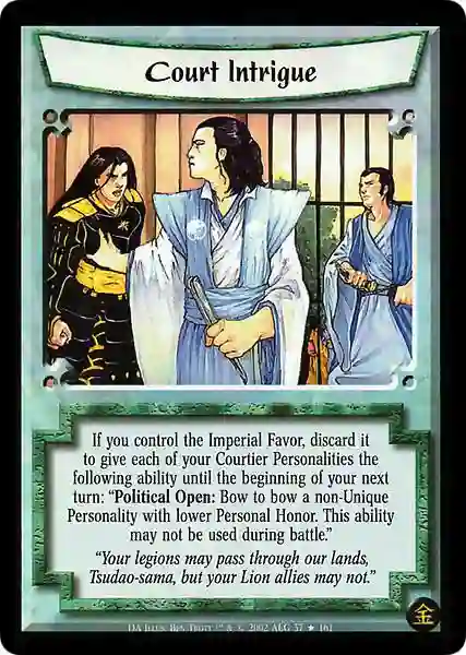 Court Intrigue FOIL