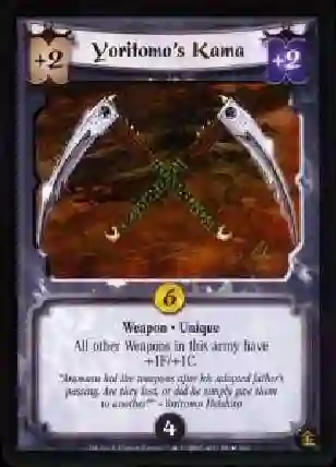 Yoritomo's Kama FOIL
