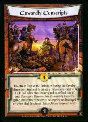 Cowardly Conscripts Foil