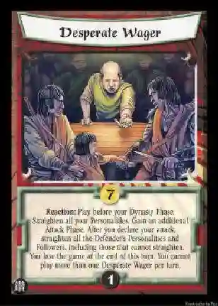 Desperate Wager FOIL