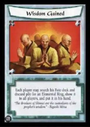 Wisdom Gained