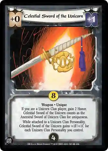Celestial Sword of the Unicorn (Español)