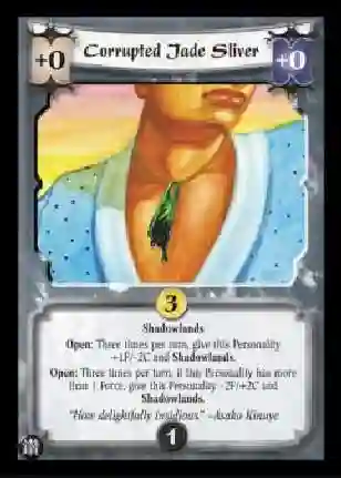 Corrupted Jade Sliver