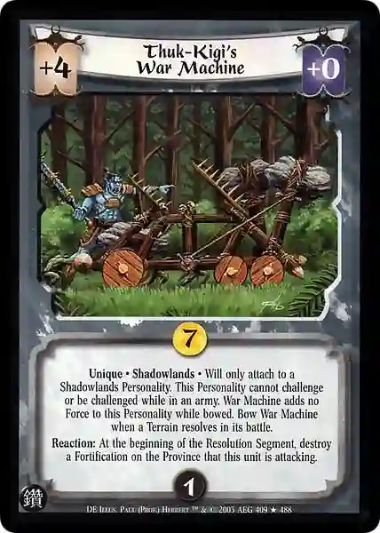 Thuk-Kigi's War Machine