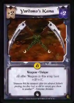 Yoritomo's Kama FOIL