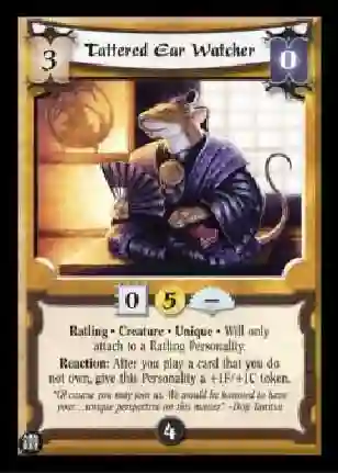 Tattered Ear Watcher FOIL