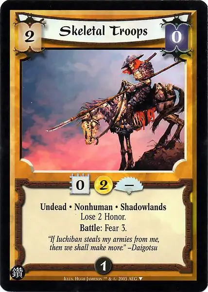 Skeletal Troops (Alternative Art)