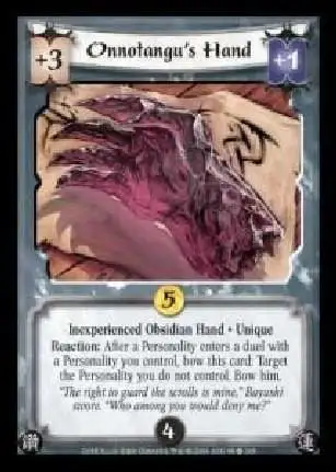Onnotangu's Hand Import (Spanish)