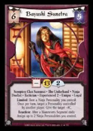 Bayushi Sunetra Exp2