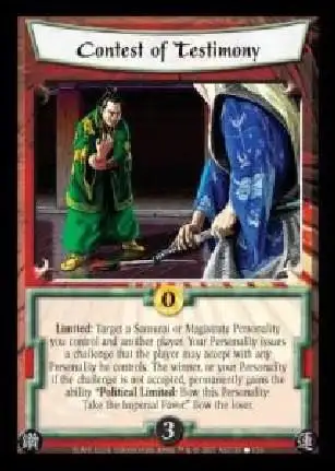 Answ of Testimony