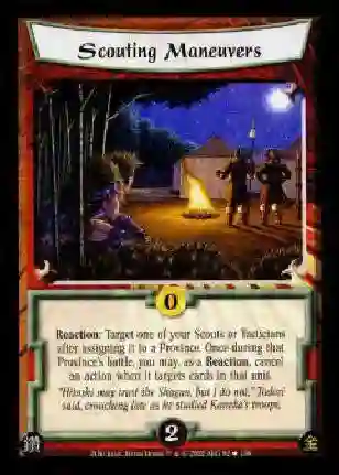 Scouting maneuvers
