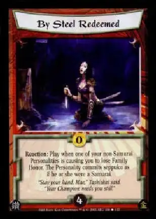 By Steel Redeemed