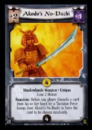 Akodo's No-Dachi FOIL