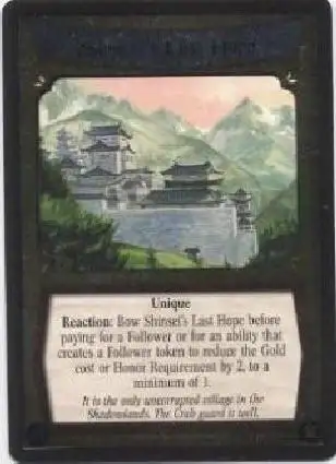 Shinsei's Last Hope FOIL (Signed by Bradley Williams)