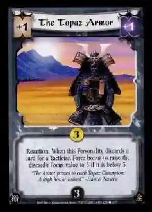 The Topaz Armor FOIL