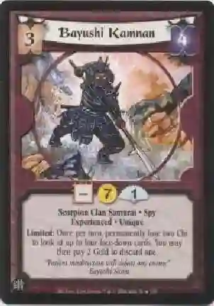 Bayushi Kamnan Exp