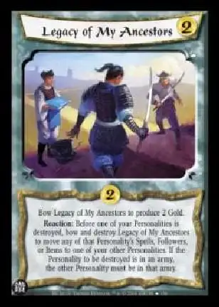 Legacy of My ancets foil (Spanish)