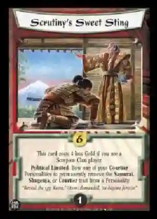 Scrutiny's Sweet Sting FOIL