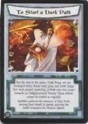 To start a Dark Path (Spanish)