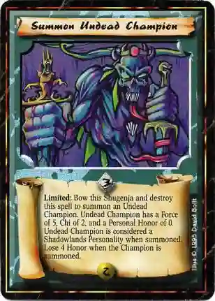 Summon Undead Champion