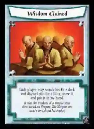 Wisdom Gained
