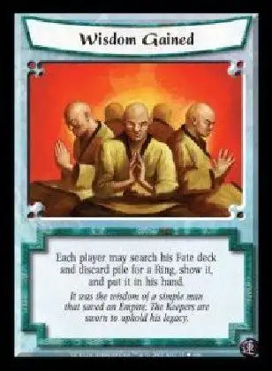 Wisdom Gained