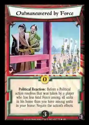 Outmaneuvered by Force
