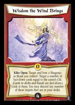 WISDOM THE WIND BRINGS