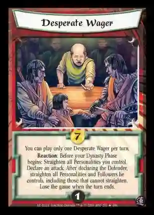 Desperate Wager FOIL