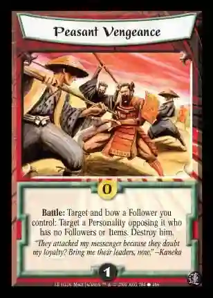 Peasant Vengeance FOIL