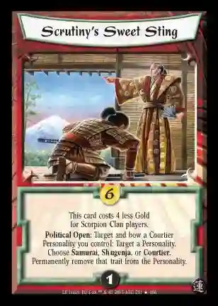 Scrutiny's Sweet Sting FOIL