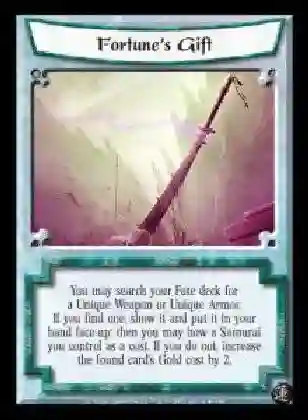 Fortune's Gift FOIL