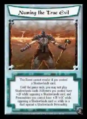Naming the True Evil FOIL
