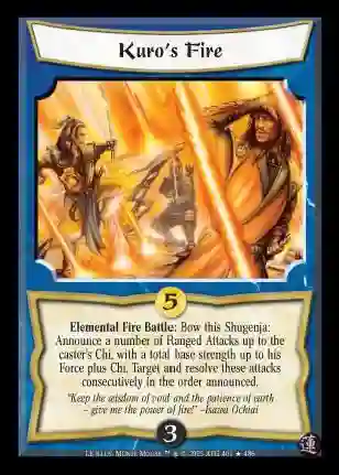 Kuro's Fire FOIL