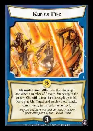 Kuro's Fire FOIL