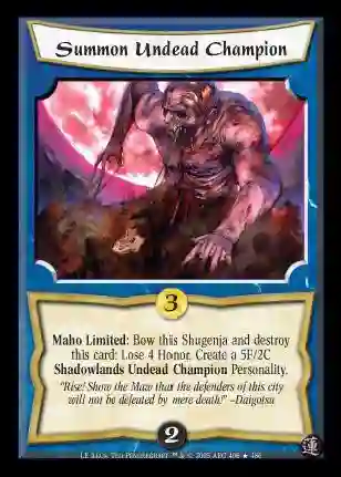 Summon Undead Champion FOIL