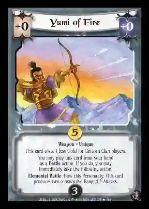 YUMI OF FIRE FOIL
