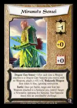 Mirumoto Sensei FOIL