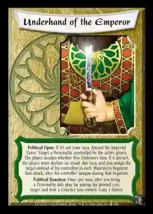 Underhand of the Emperor Fail
